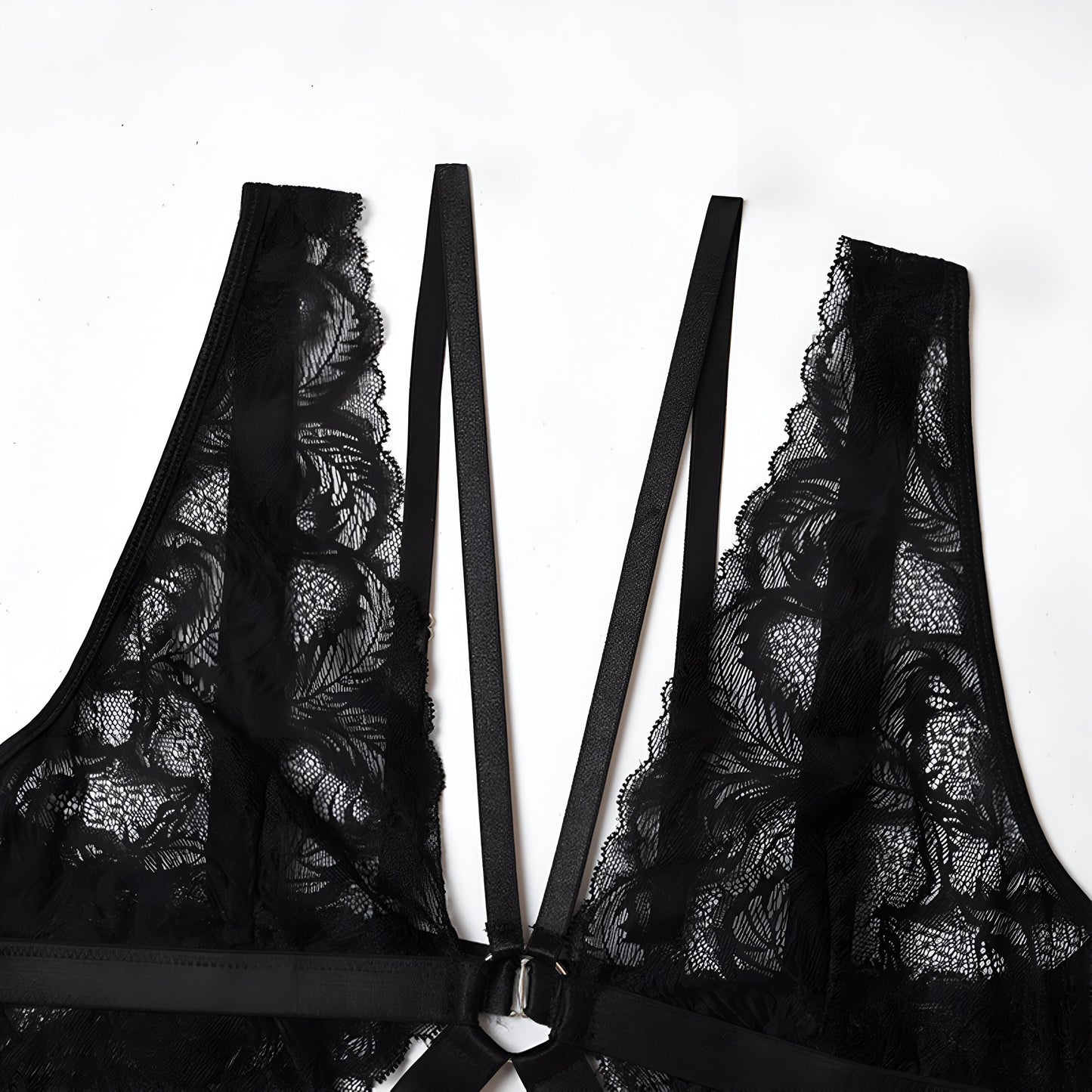 Laura™ | Verleidelijke Kanten Bodysuit met Strappy Detail