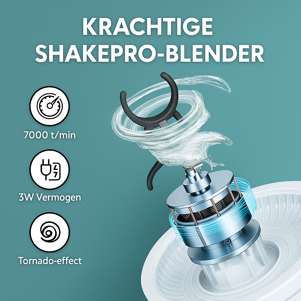 ShakePro™ | Jouw Klontvrije Shake in 10 Seconde
