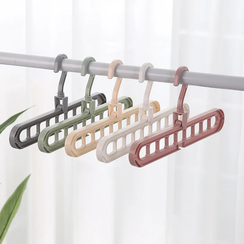 Percha con 9 agujeros plegable