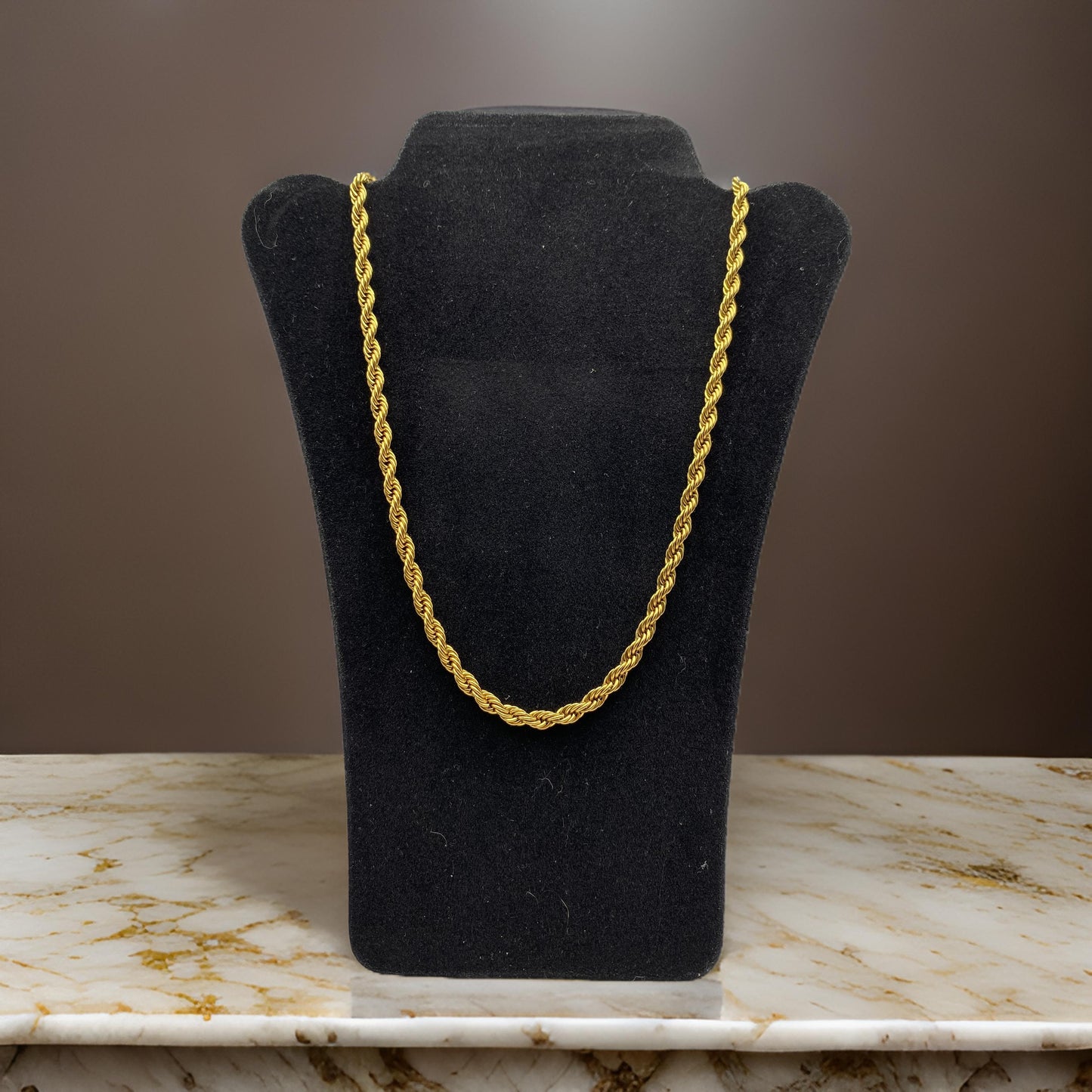 Touwketting™ | 4MM 18K Goud ✨ - De Must-Have Ketting!