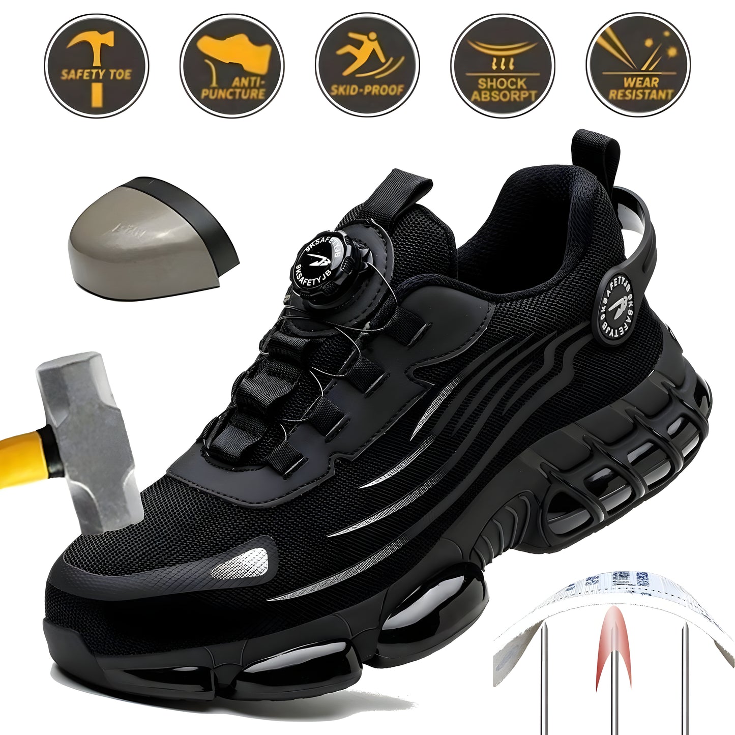 IronForce⢠| Onverwoestbare Veiligheidsschoenen voor Mannen