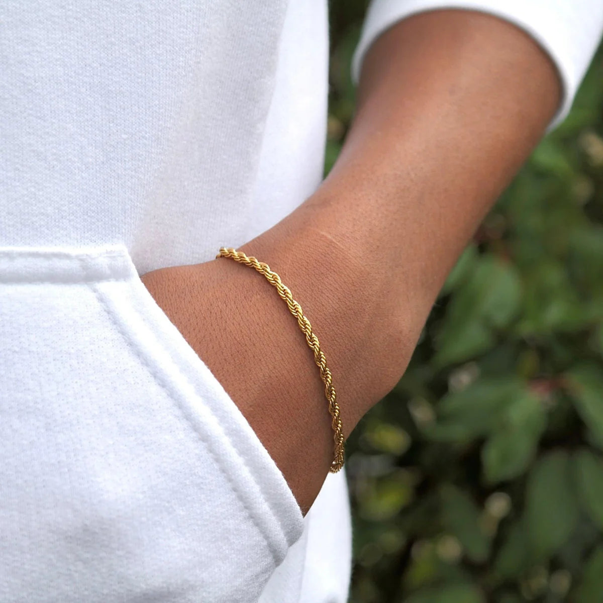 Viroma - 18k Rope ketting goud