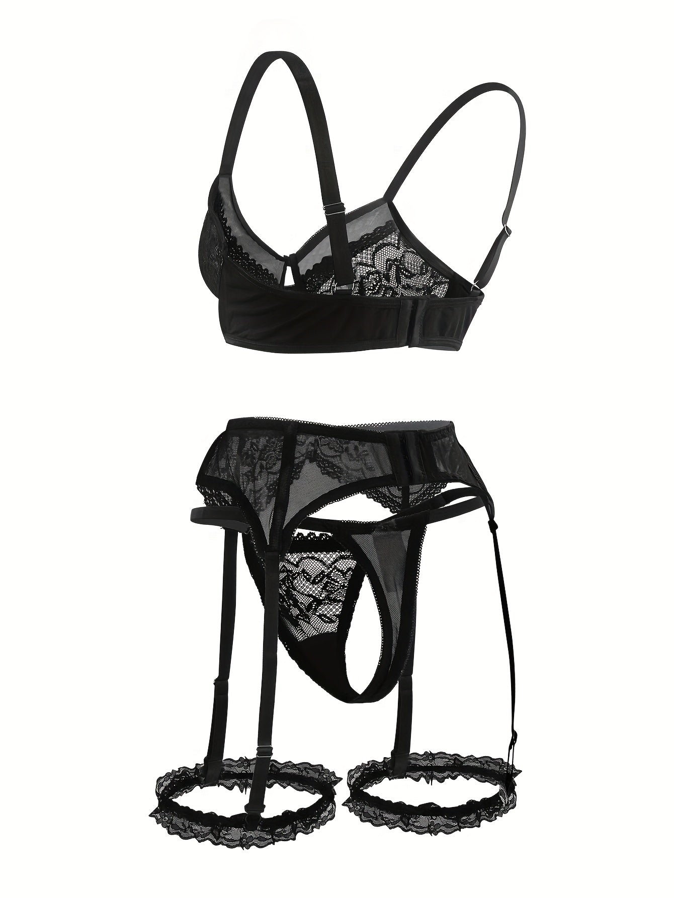 Leila™ | Sexy Porte-Jartelle Set voor Stille Dominantie