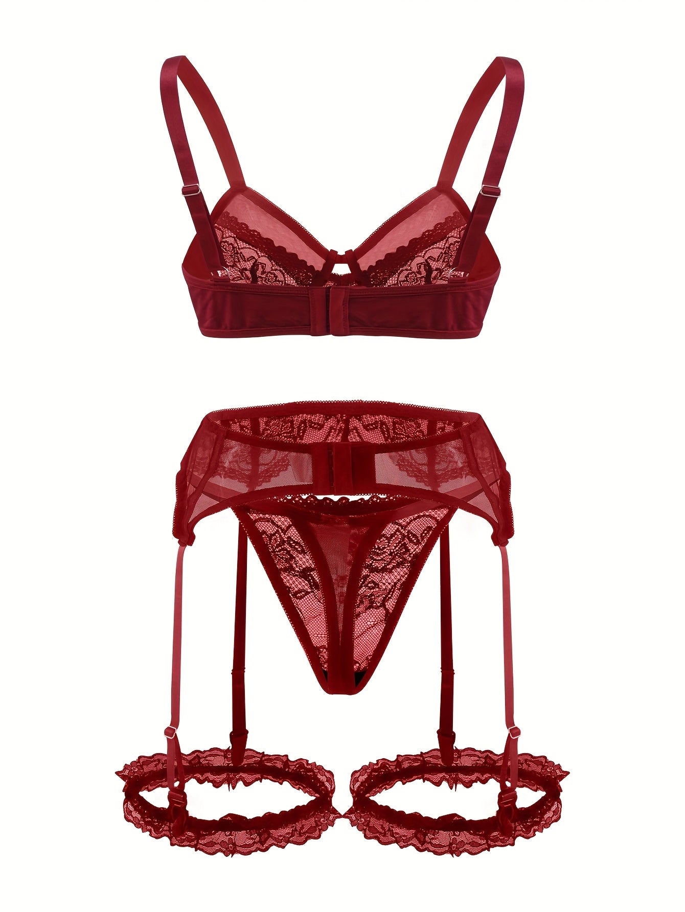 Leila™ | Sexy Porte-Jartelle Set voor Stille Dominantie