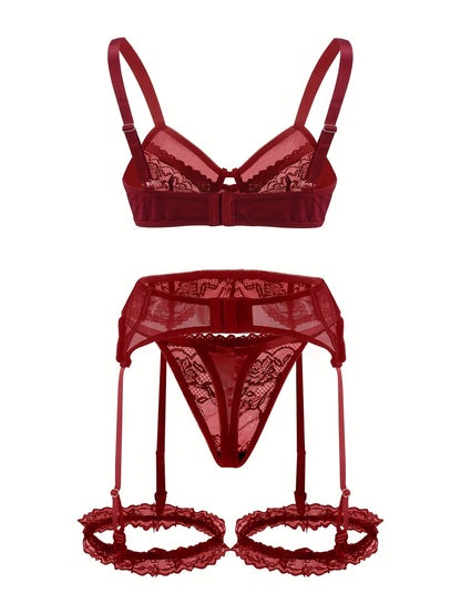 Leila™ | Sexy Porte-Jartelle Set voor Stille Dominantie