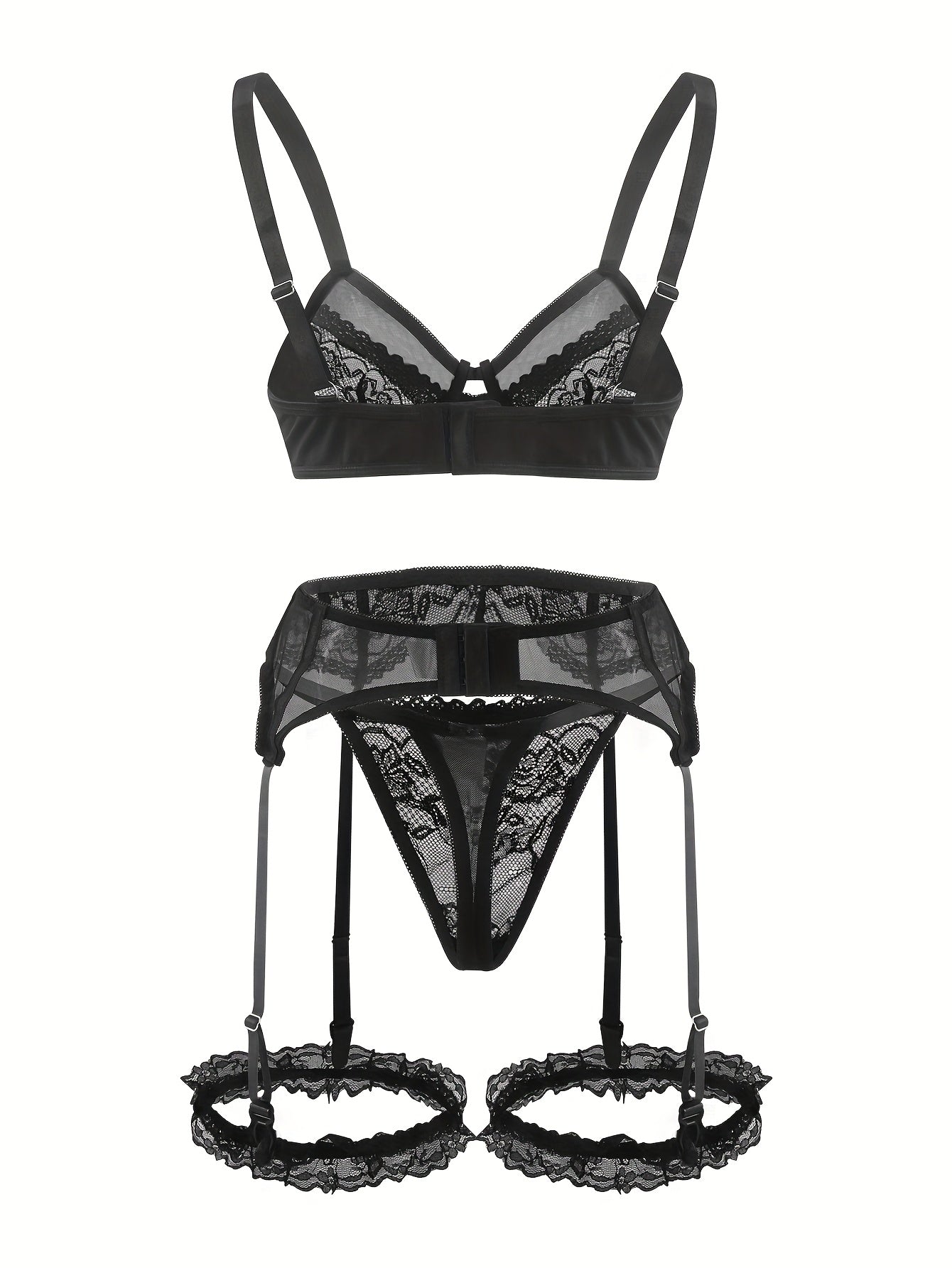Leila™ | Sexy Porte-Jartelle Set voor Stille Dominantie