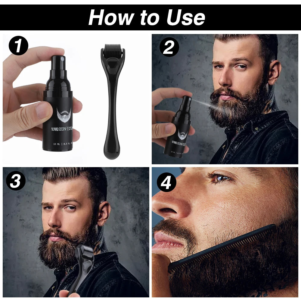 Beard Growth Kit™ – Voor een Dikkere, Vollere Baard!