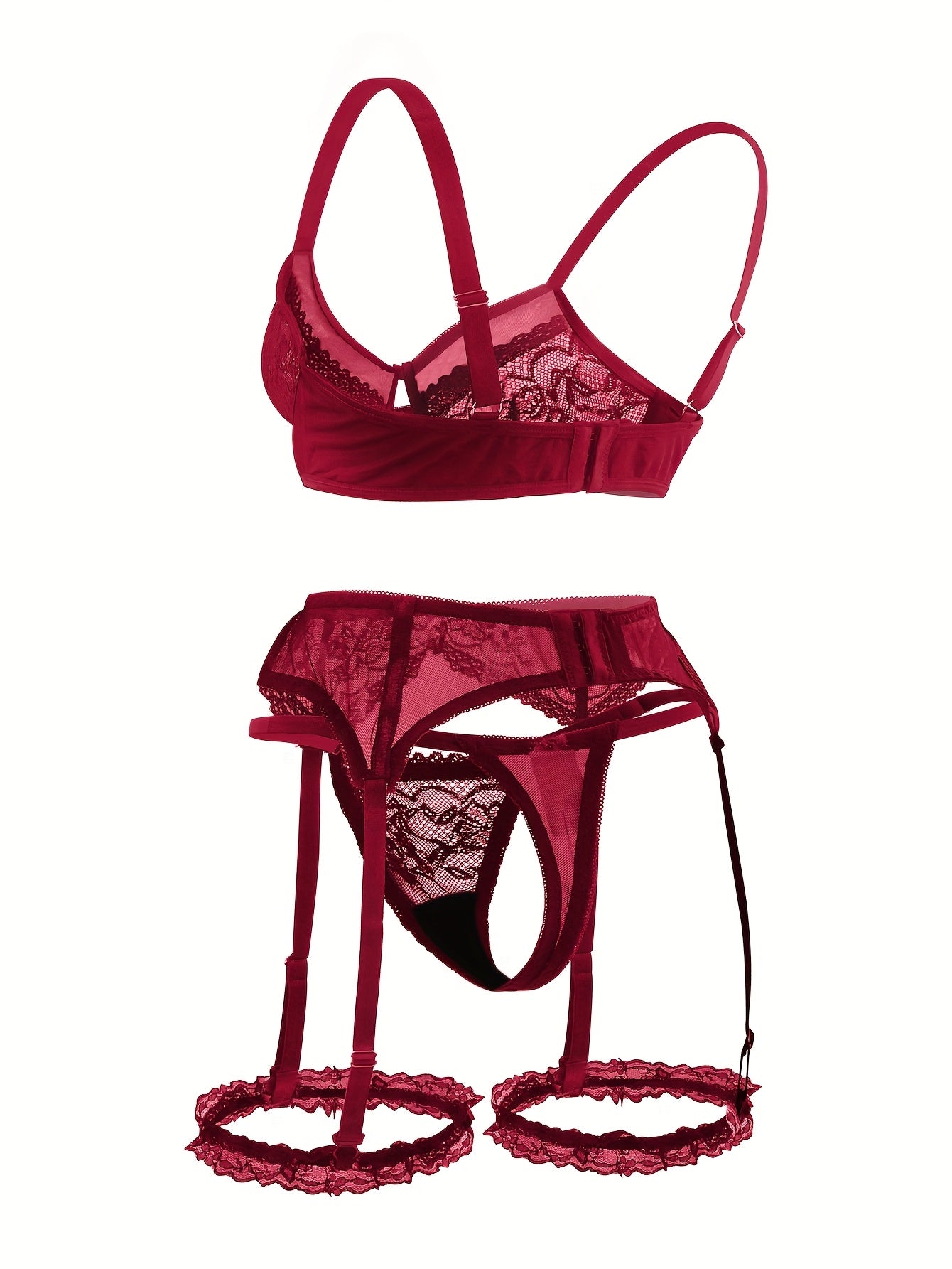 Leila™ | Sexy Porte-Jartelle Set voor Stille Dominantie
