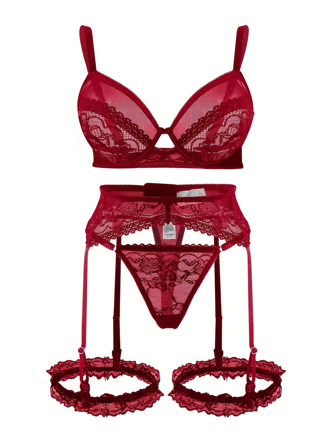 Leila™ | Sexy Porte-Jartelle Set voor Stille Dominantie