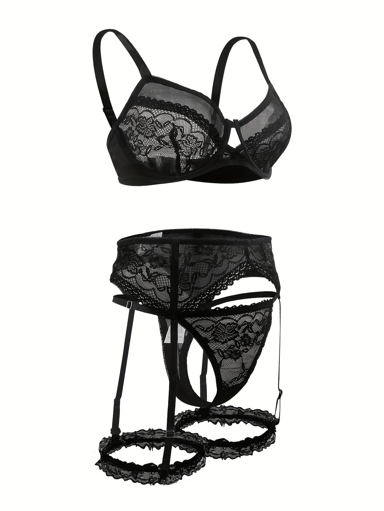 Leila™ | Sexy Porte-Jartelle Set voor Stille Dominantie