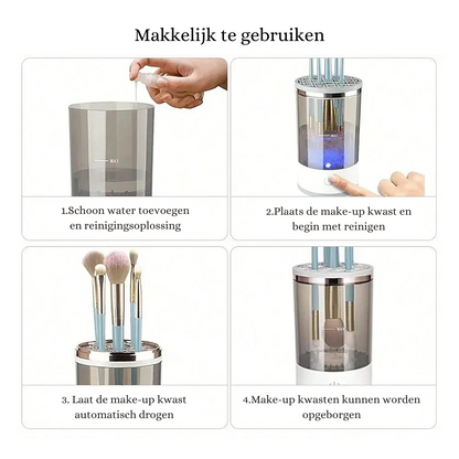 Makeup Brush Cleaner™ | Zeg Vaarwel tegen Bacteriën en Puistjes!