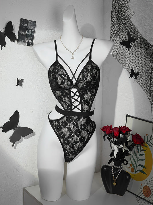 Dalia™ | Transparant Kant Body met Zinderende Ficelle