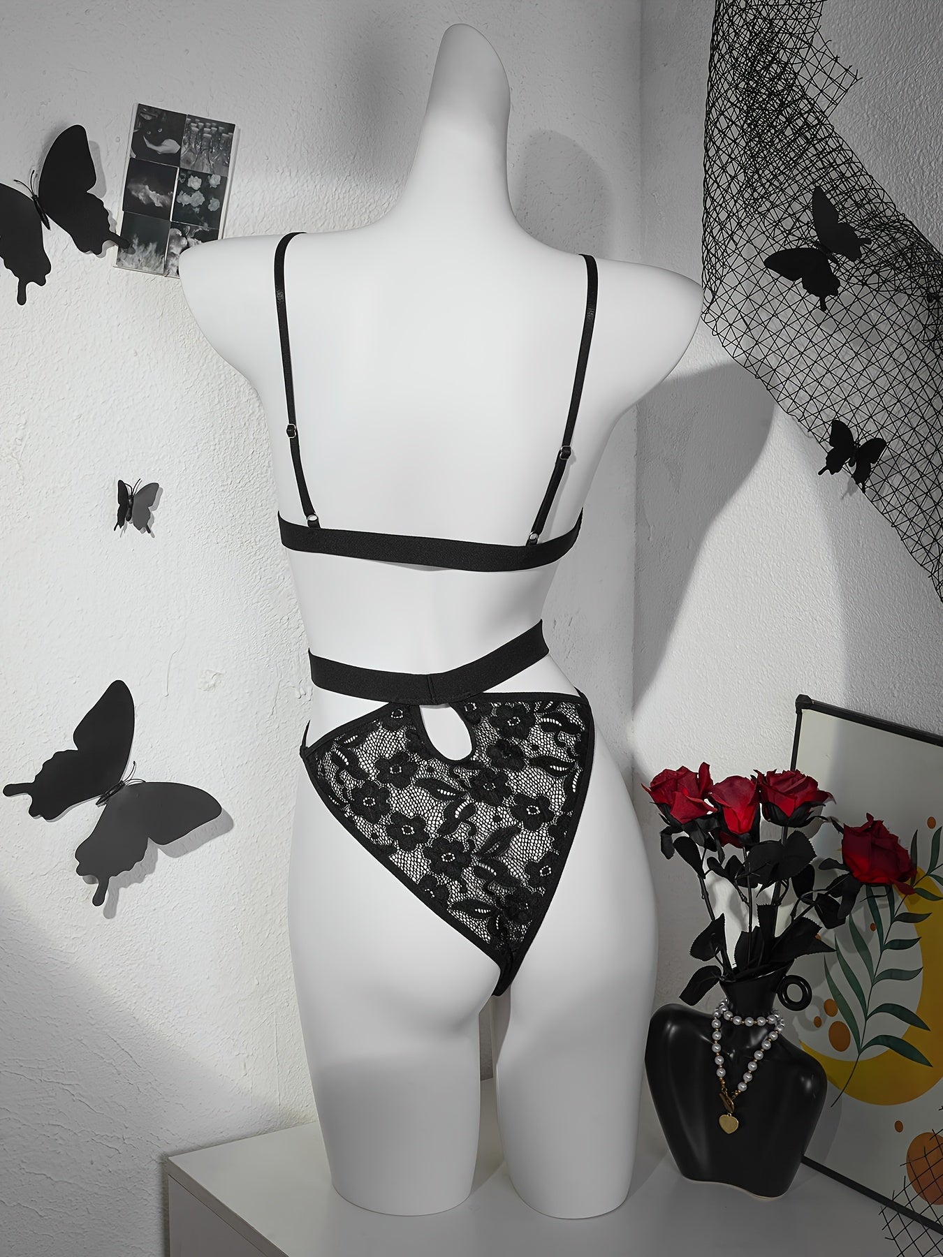 Dalia™ | Transparant Kant Body met Zinderende Ficelle