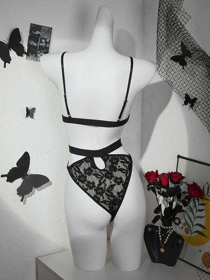 Dalia™ | Transparant Kant Body met Zinderende Ficelle