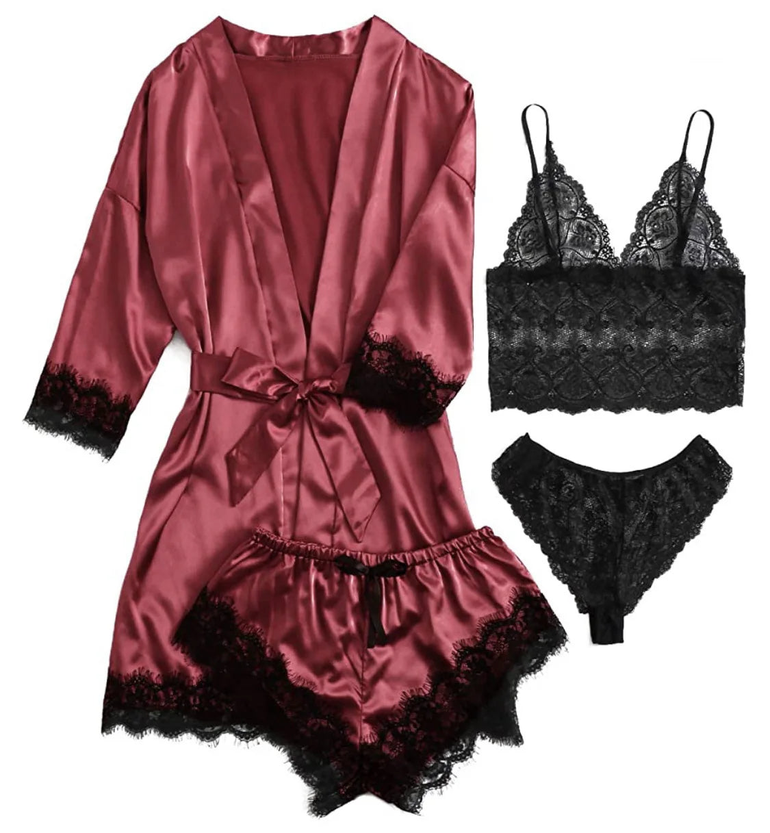 Vera™ | Luxe Pyjamaset voor een Sensuele Nacht